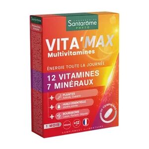 Santarome Vita'Max Multivitamines 30comp - Publicité