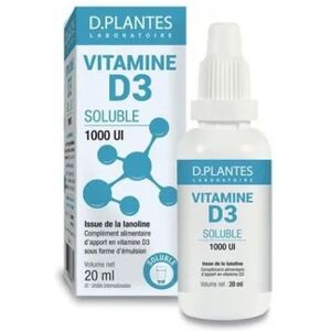 DPlantes Vitamine D3 Soluble 1000ui 25ml