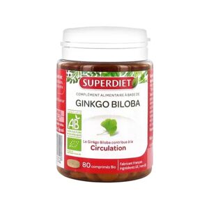 Superdiet Ginkgo Biloba Organic 80comp