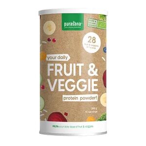 Purasana Fruit & Veggie Protein Bio 360g - Publicité