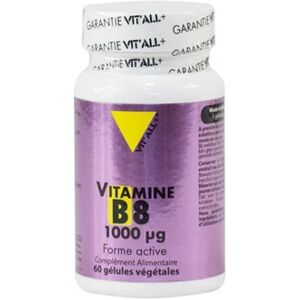 VitAll Vitamine B8 1000mcg 60 Gelules