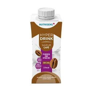 Nutrisens Boisson Hyperdrink DB Café 4x200ml - Publicité