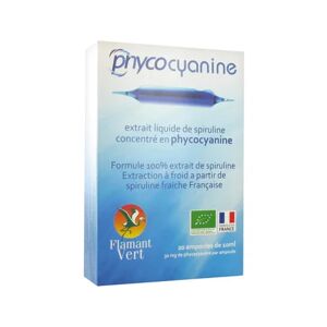 Flamant Vert Phycocyanine 20x10ml - Publicité