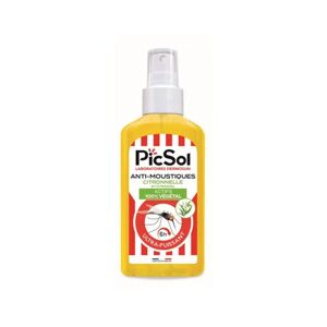 PicSol Anti-Moustiques Citronnelle Et Citriodiol 125ml - Publicité