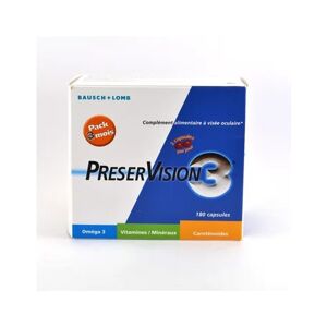 BAUSCH & LOMB Bausch + Lomb PreserVision 3 180 Capsules