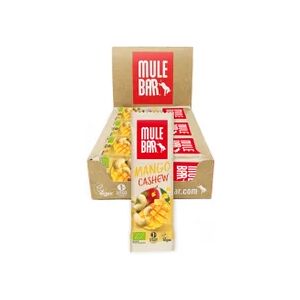 Mulebar Barre Énergetique Bio & Vegan Mangue Noix de Cajou 15 barres