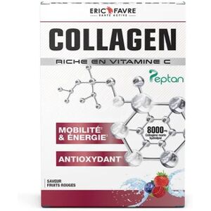 Eric Favre Collagen Peptan Sticks Fruits Rouges 20uts