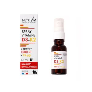 Nutrivie Spray Vitamine D3+K2 500 Ui 15ml