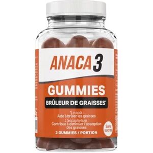 Anaca3 Gummies Brûleur de Graisse 60 Gélules