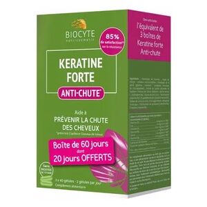 Biocyte Keratine Forte Anti Chute 120 Gelules