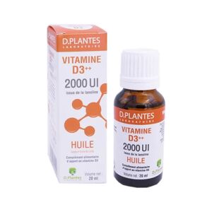 D.Plantes Vitamine D3 2000Ui 20ml