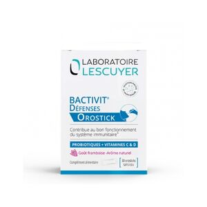 Lescuyer Bactivit Defenses Framboise 30 Sticks