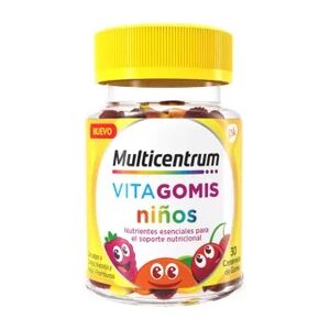 Multicentrum Vitagomis Junior Multivitamine Enfant 30uts - Publicité