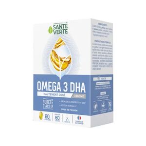 Sante Verte Santé Verte Omega3 Dha 60 Capsules - Publicité