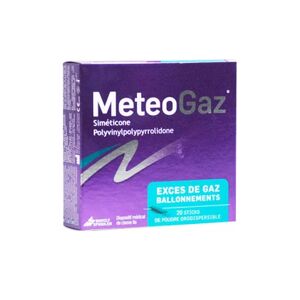 Meteogaz Exces De Gaz Ballonement Boite De 10 Sticks