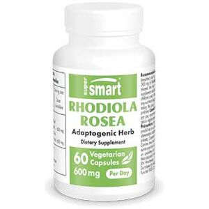 Rhodiola rosea - Anti-stress et Anti-fatigue - 60 Gél. Végétariennes - Supersmart