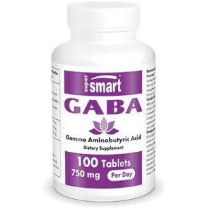 Gaba 750mg par jour - Relaxtion & Anti-stress - 100 tab - Supersmart