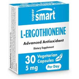 L-Ergothioneine 5 mg - Antioxydant Intracellulaire - 30 Gél Végariennes - Supersmart