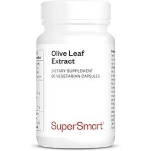 Olive Leaf Extract - Diminue le cholestérol LDL - 60 Gél. Vég - sans OGM - Supersmart