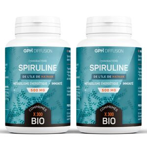 GPH Diffusion Spiruline Bio - 500 mg - 600 comprimes