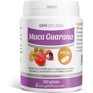 Renaissance Bio Maca Guarana - 500 mg - 200 gelules