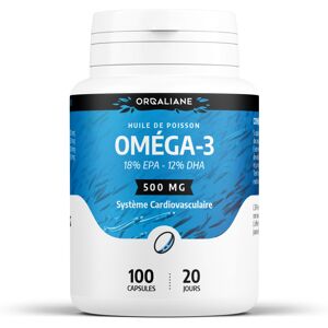 Oméga 3 - 500 mg - 18% EPA / 12 % DHA