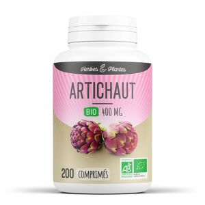 Herbes et Plantes Artichaut Bio - 400 mg - 200 comprimes