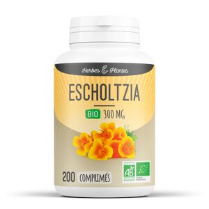 Herbes et Plantes Escholtzia Bio - 300 mg - 200 comprimes