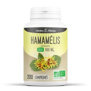 Herbes et Plantes Hamamelis Bio - 400 mg - 200 comprimes