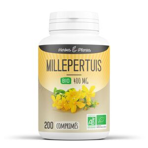 Herbes et Plantes Millepertuis Bio - 400 mg - 200 comprimes
