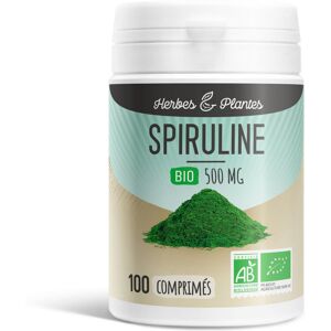 Herbes et Plantes Spiruline Bio - 500 mg - comprimés - Publicité