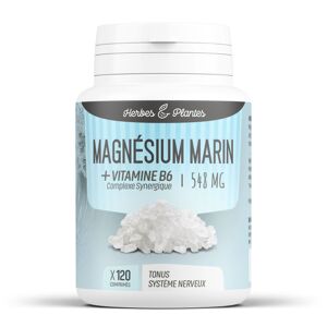 Herbes et Plantes Magnésium marin + Vitamine B6 - 548 mg - comprimés - Publicité