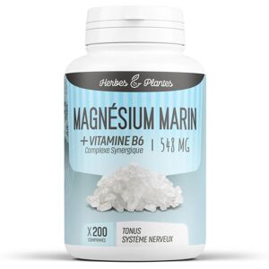 Herbes et Plantes Magnesium marin + Vitamine B6 - 548 mg - comprimes