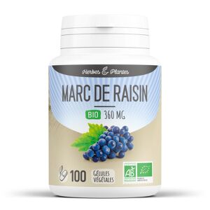 Herbes et Plantes Marc de raisin Bio 360 mg Gelules vegetales