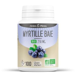 Herbes et Plantes Myrtille baie Bio - 250 mg - Gelules vegetales