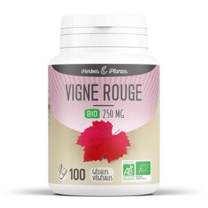 Herbes et Plantes Vigne Rouge Bio 250 mg Gelules vegetales