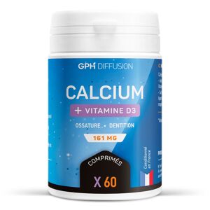 GPH Diffusion Calcium + Vitamine D3 - 161mg - Comprimes