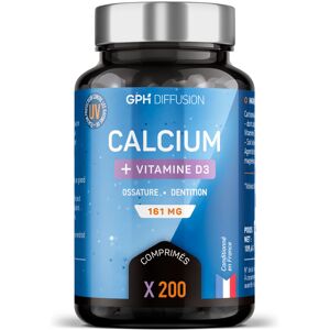 Calcium + Vitamine D3 - 161mg - Comprimés