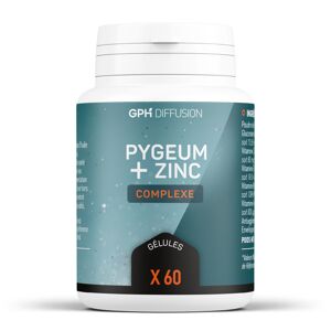 GPH Diffusion Pygeum et Zinc - 390 mg - Gélules - Publicité