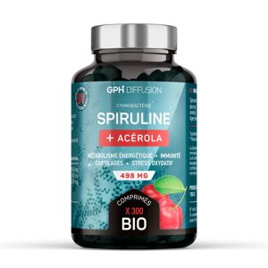 GPH Diffusion SPIRULINE + ACEROLA BIO - 498mg - Comprimes