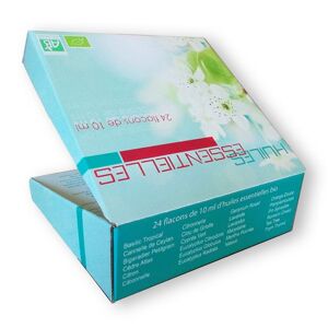 GPH Diffusion Coffret de 24 Huiles Essentielles Bio