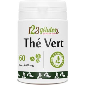 123gelules Thé Vert - 400 mg - 60 comprimés - Publicité