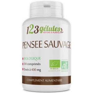 123gelules Pensée Sauvage Bio - 400 mg - 300 comprimés - Publicité