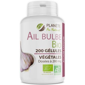 Planète au Naturel Ail Bio - 280 mg - 200 gélules végétales