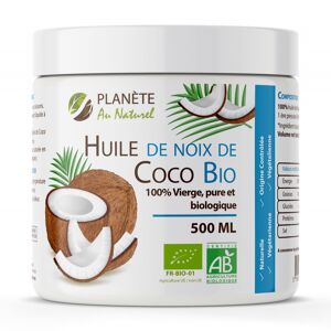 Planète au Naturel Huile de Coco Bio - 500 ml