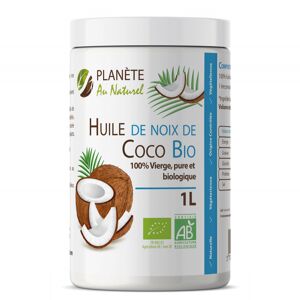 Planète au Naturel Huile de Noix Coco Bio - 1 L