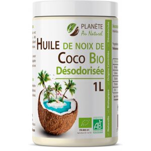 Planète au Naturel Huile de Noix de Coco Désodorisée Bio - 1 L