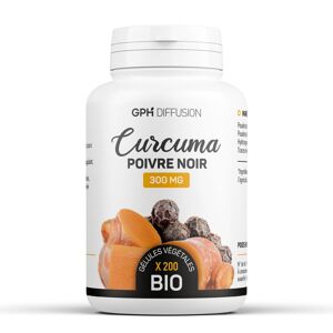 GPH Diffusion Curcuma + Poivre Noir biologique 300 mg