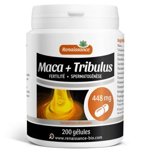 Renaissance Bio Maca - Tribulus - 448 mg - 200 Gelules