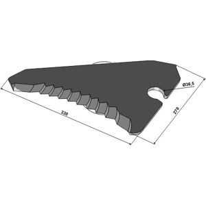 Couteau ensileuse Krone 3329600 / 3329601 Adaptable